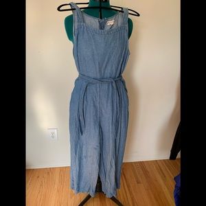 Madewell denim jumpsuit